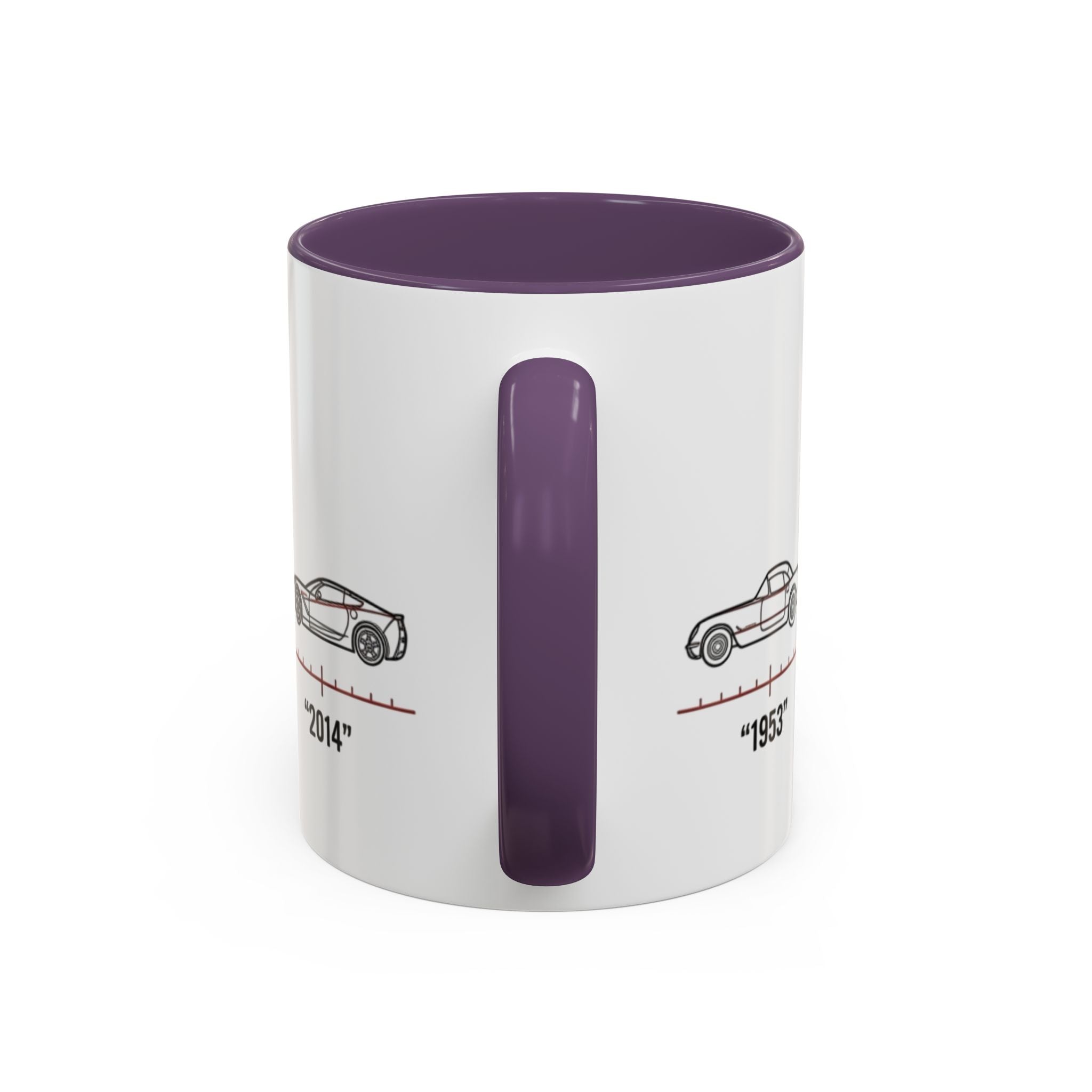 Corvette Evolution Coffee Mug – Timeline of Corvette Models (11/15oz)