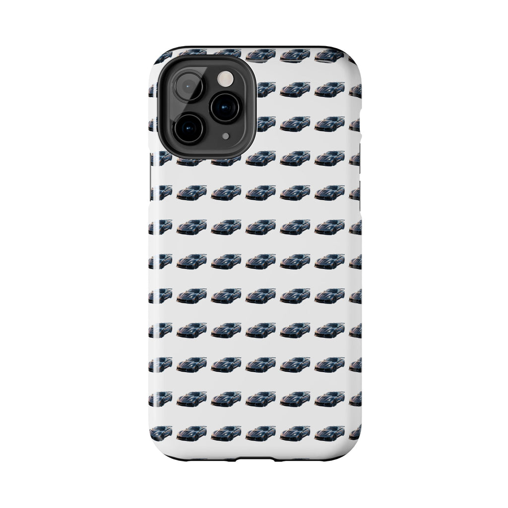 Tough Phone Case — Repeating Sports Car Pattern (Protective Automotive Design)