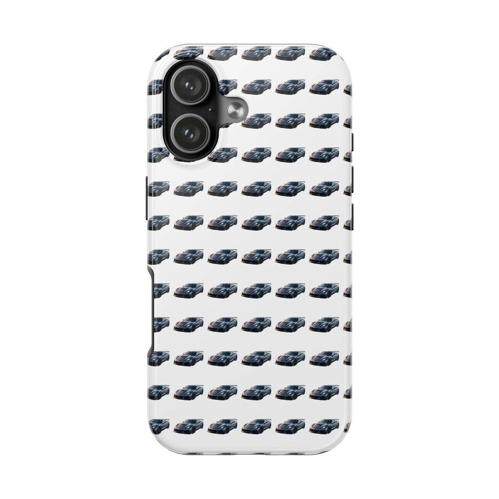 Tough Phone Case — Repeating Sports Car Pattern (Protective Automotive Design)
