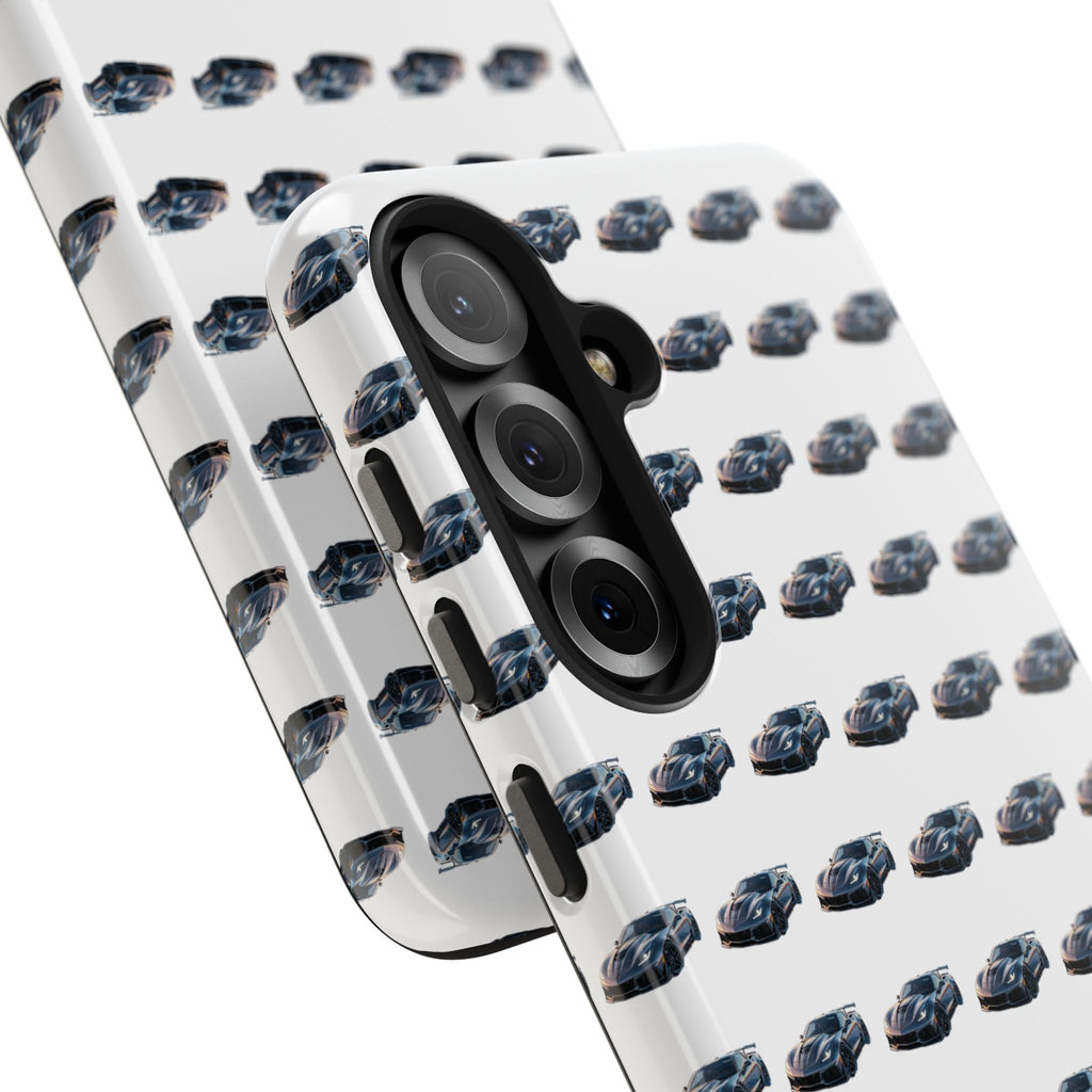 Tough Phone Case — Repeating Sports Car Pattern (Protective Automotive Design)