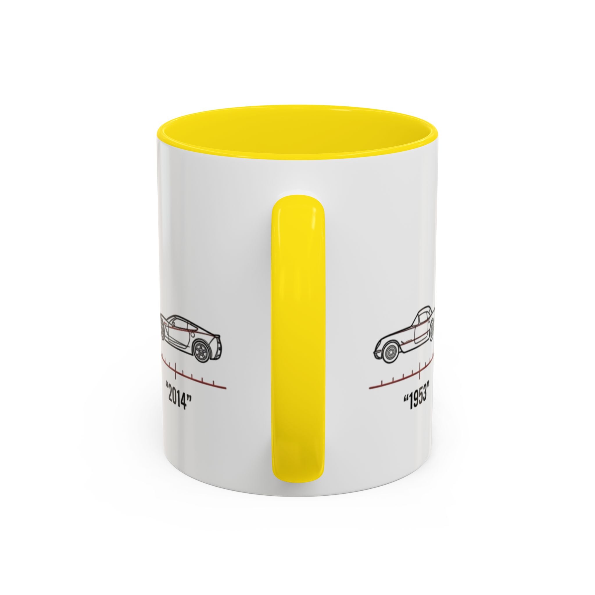 Corvette Evolution Coffee Mug – Timeline of Corvette Models (11/15oz)