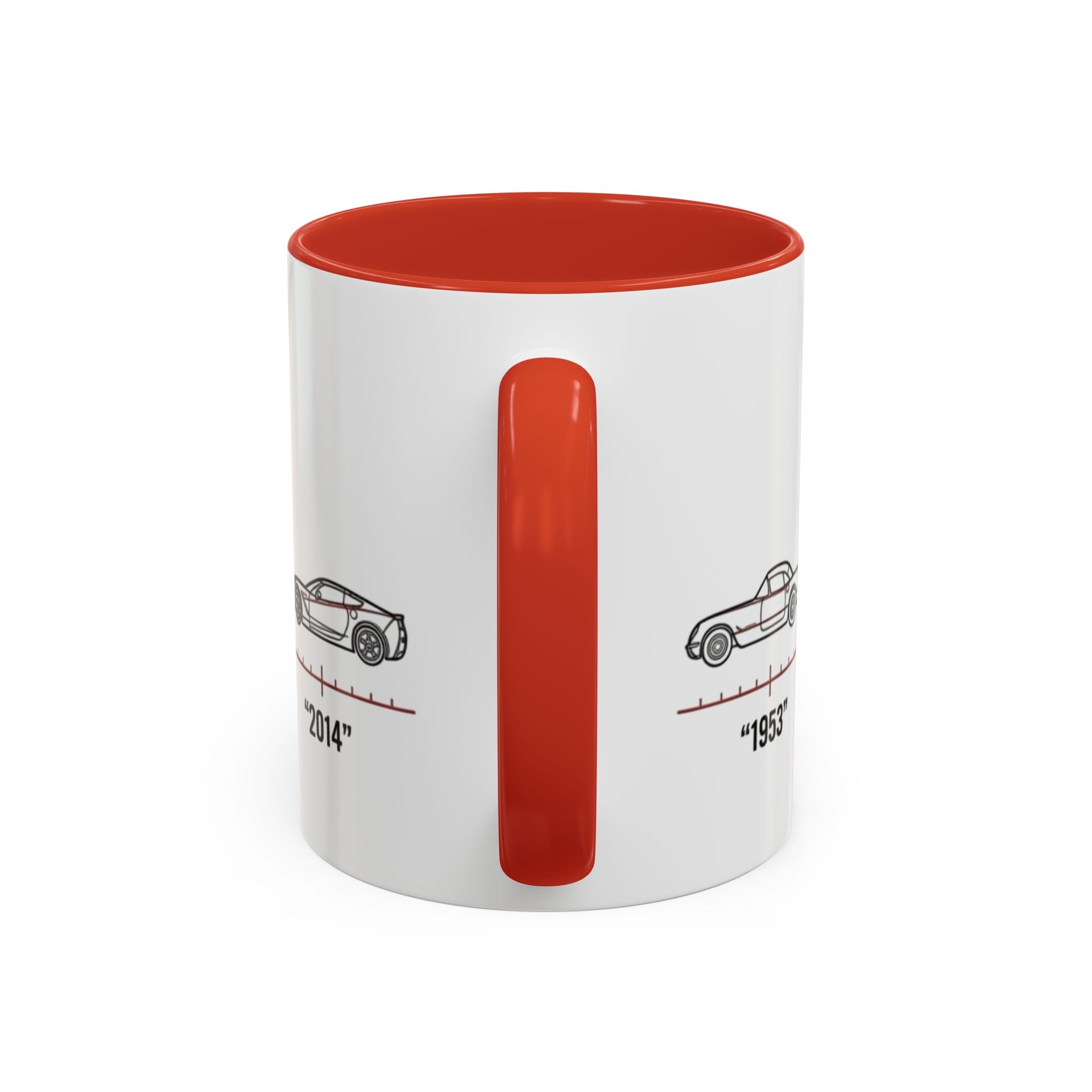 Corvette Evolution Coffee Mug – Timeline of Corvette Models (11/15oz)