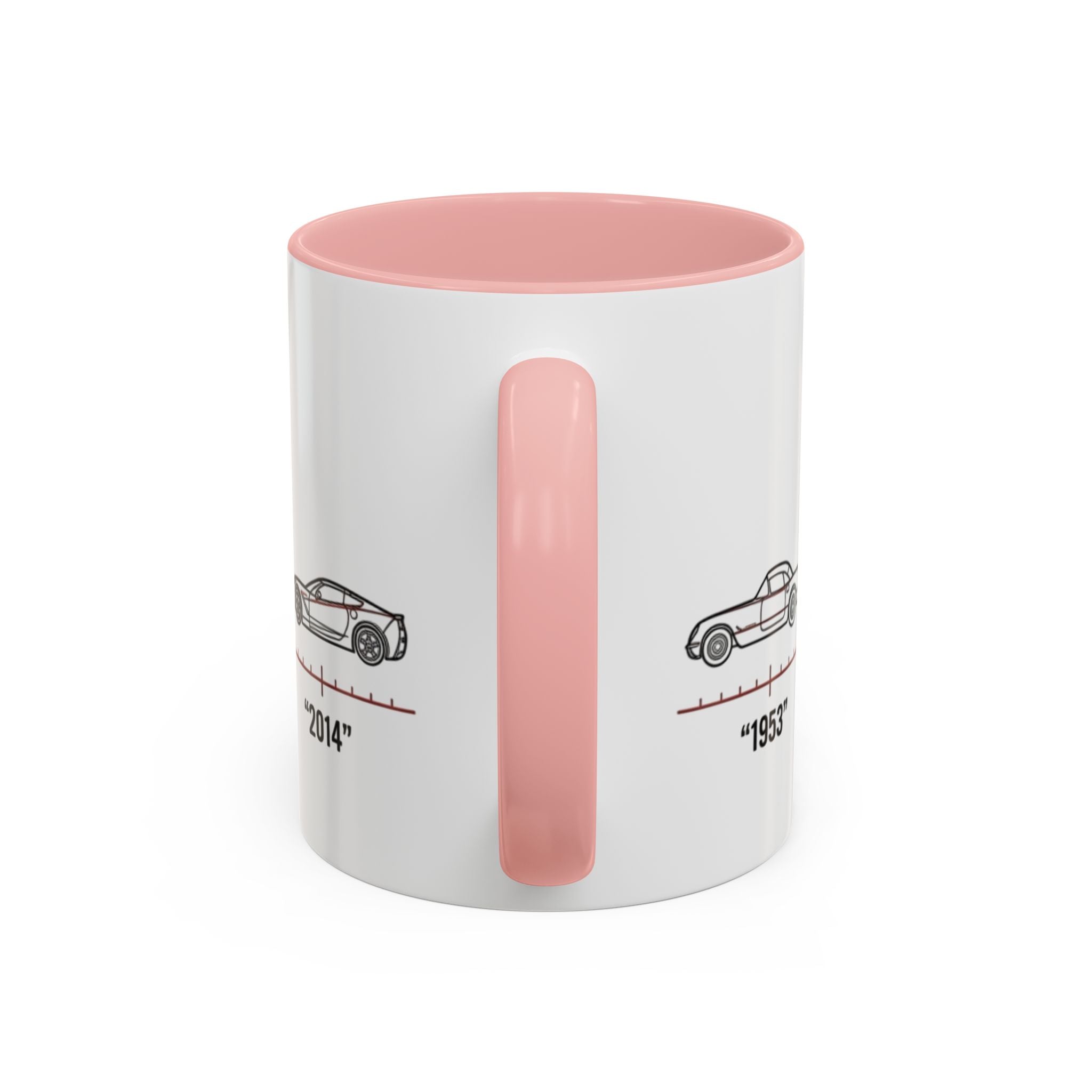 Corvette Evolution Coffee Mug – Timeline of Corvette Models (11/15oz)