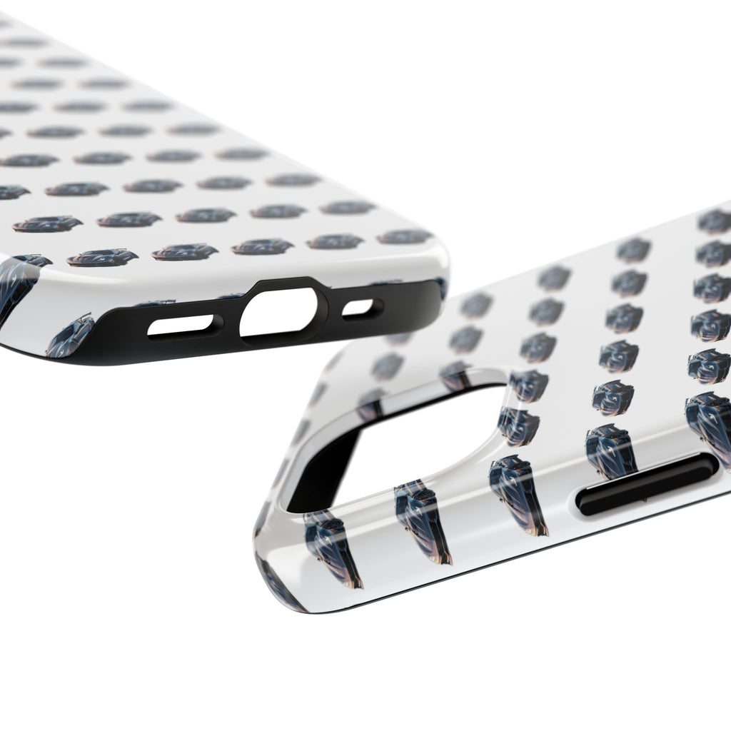 Tough Phone Case — Repeating Sports Car Pattern (Protective Automotive Design)