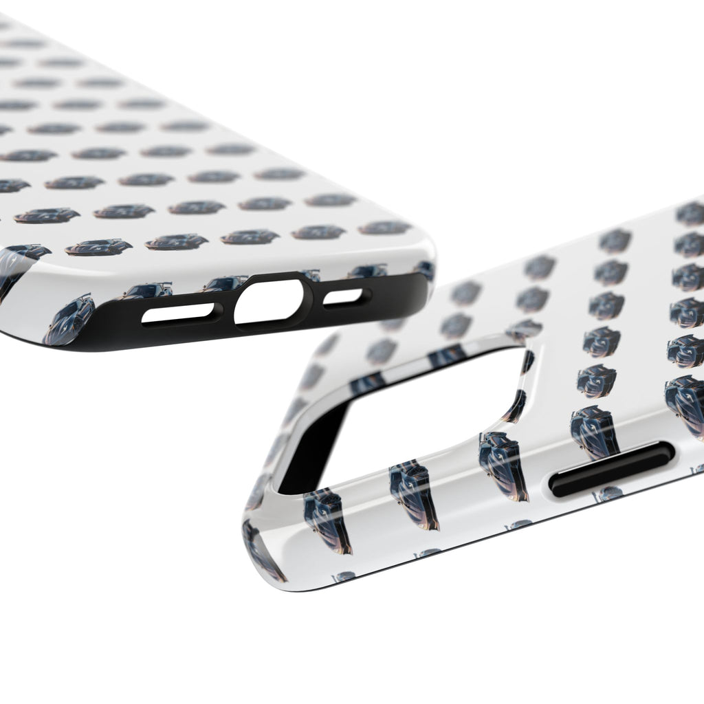 Tough Phone Case — Repeating Sports Car Pattern (Protective Automotive Design)