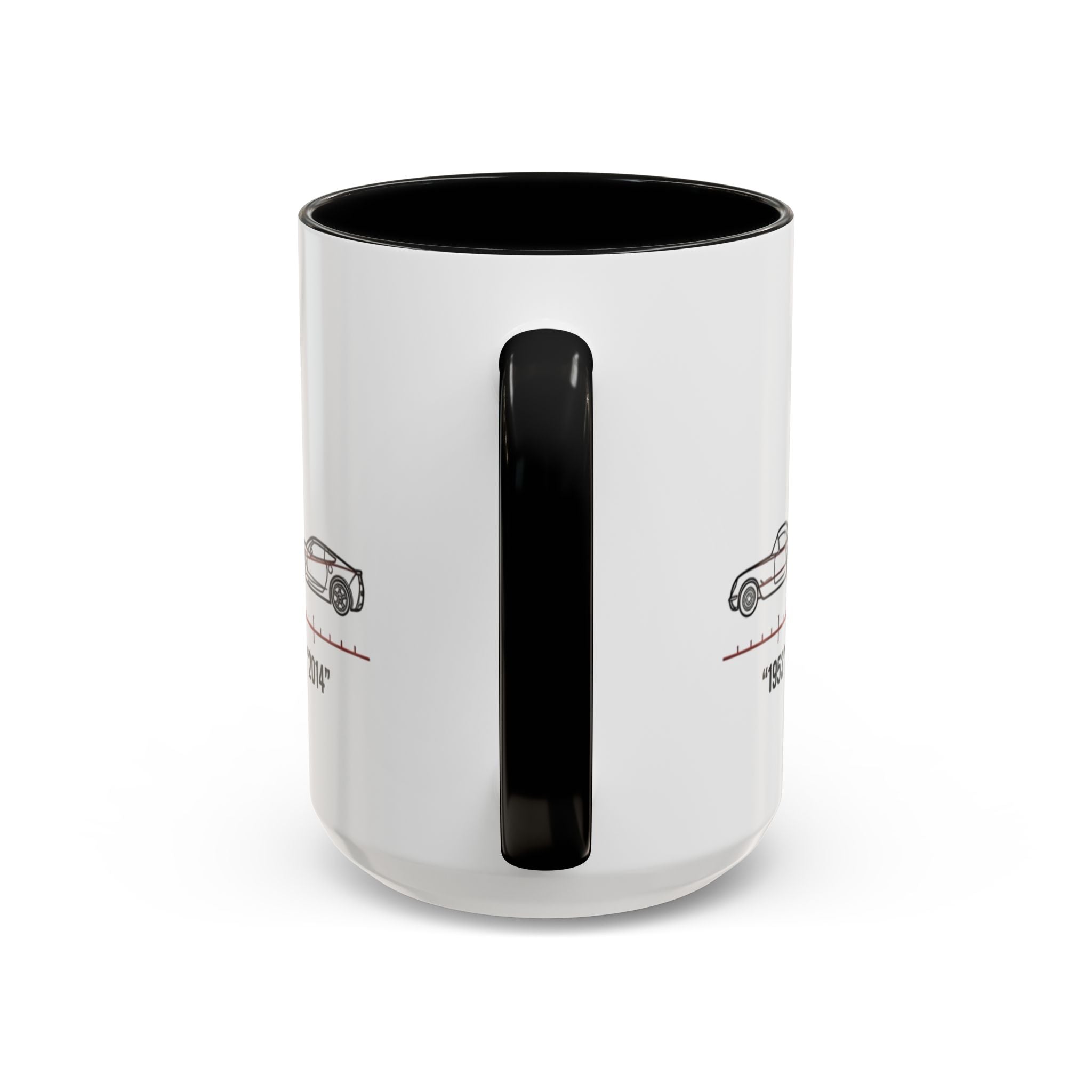 Corvette Evolution Coffee Mug – Timeline of Corvette Models (11/15oz)