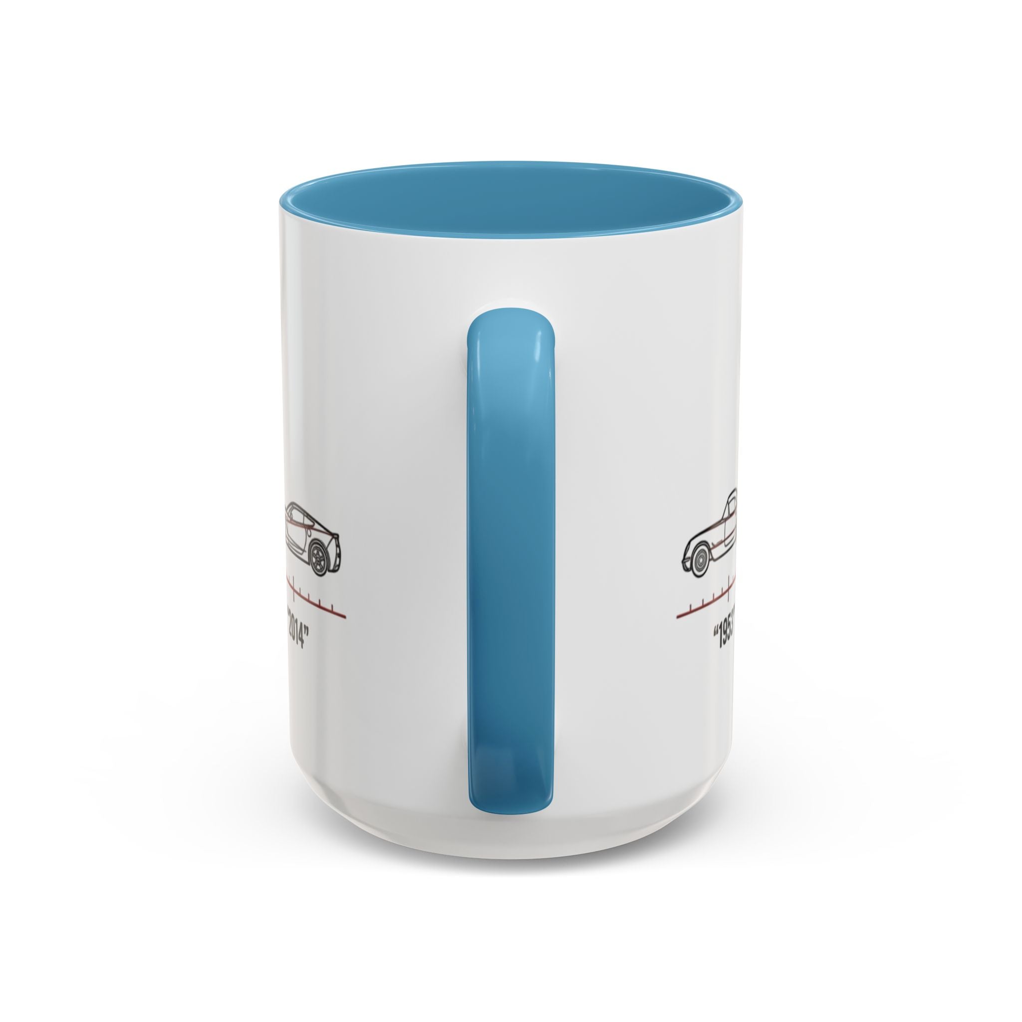 Corvette Evolution Coffee Mug – Timeline of Corvette Models (11/15oz)