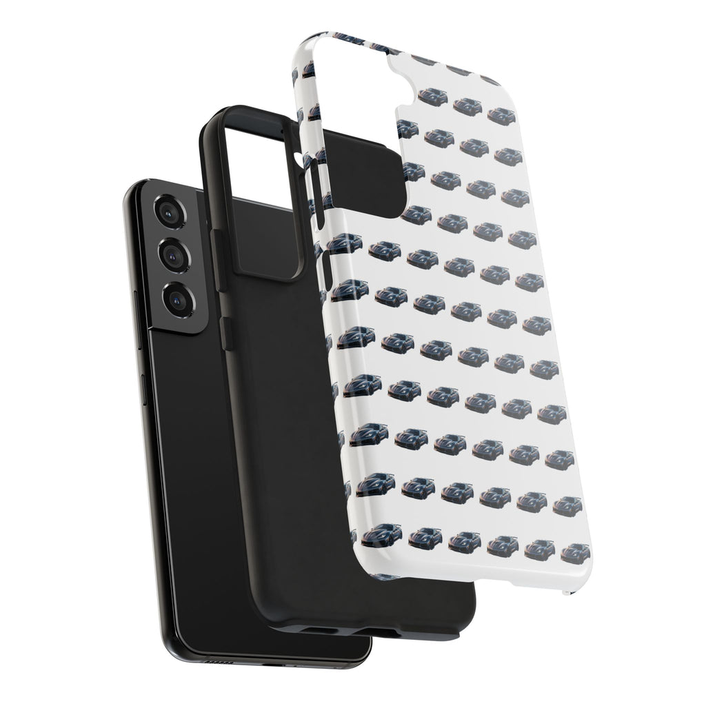 Tough Phone Case — Repeating Sports Car Pattern (Protective Automotive Design)