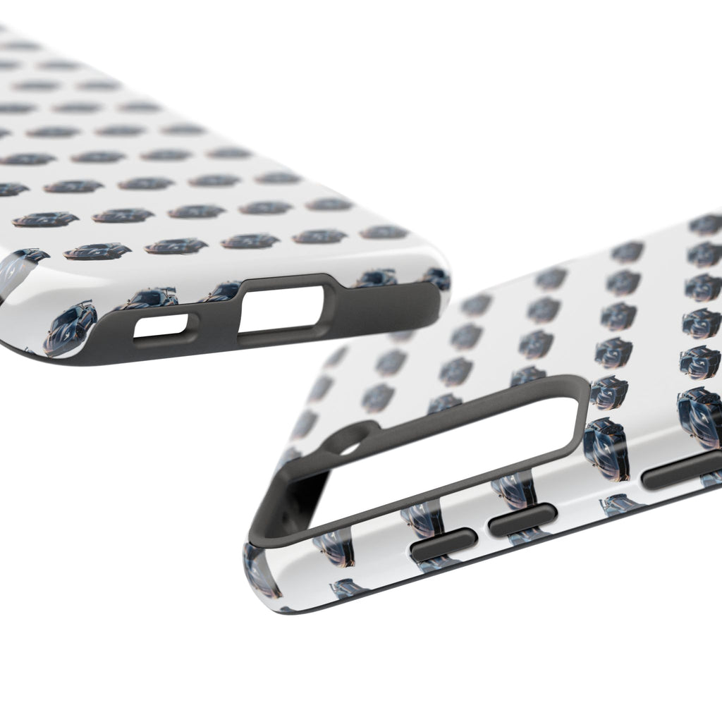 Tough Phone Case — Repeating Sports Car Pattern (Protective Automotive Design)