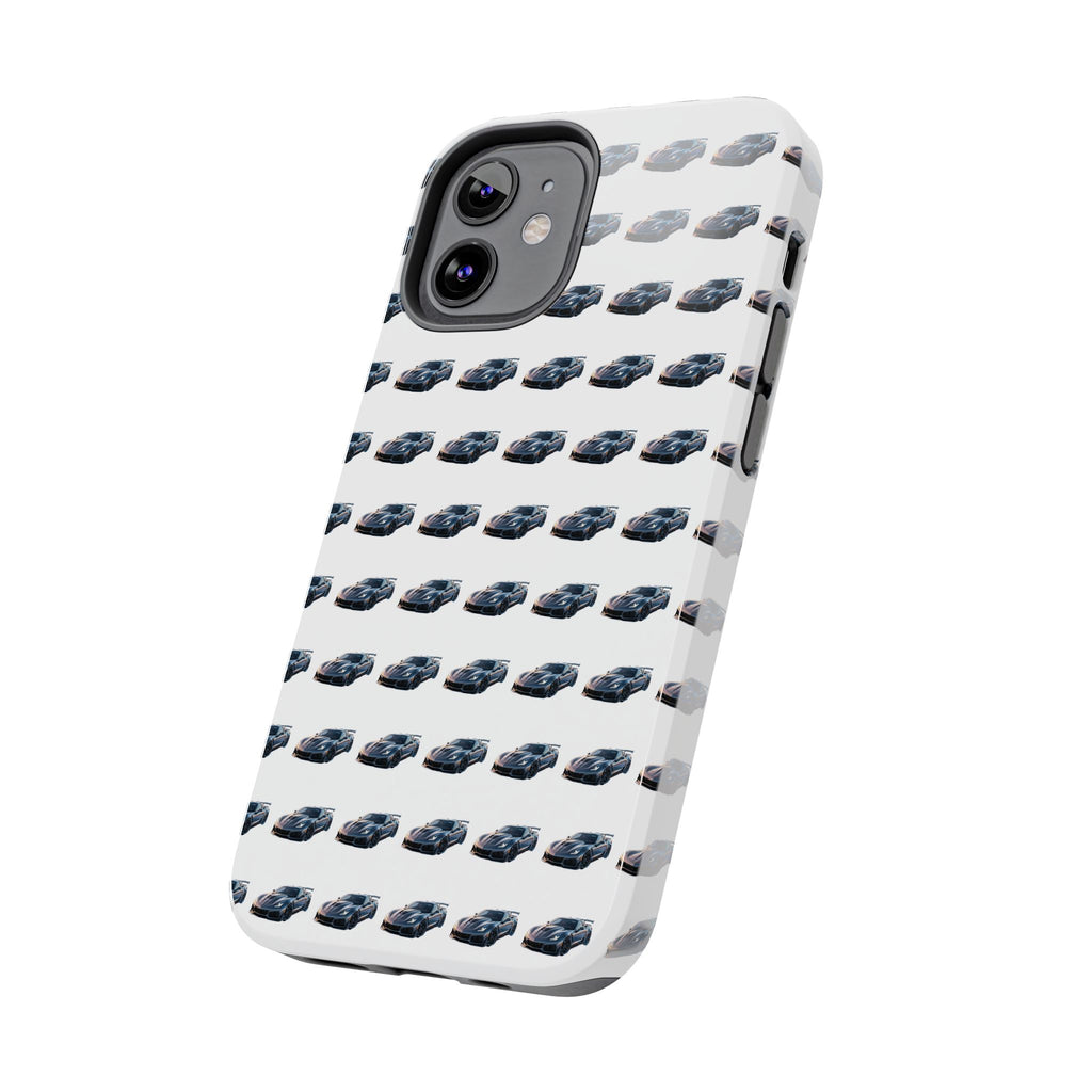 Tough Phone Case — Repeating Sports Car Pattern (Protective Automotive Design)