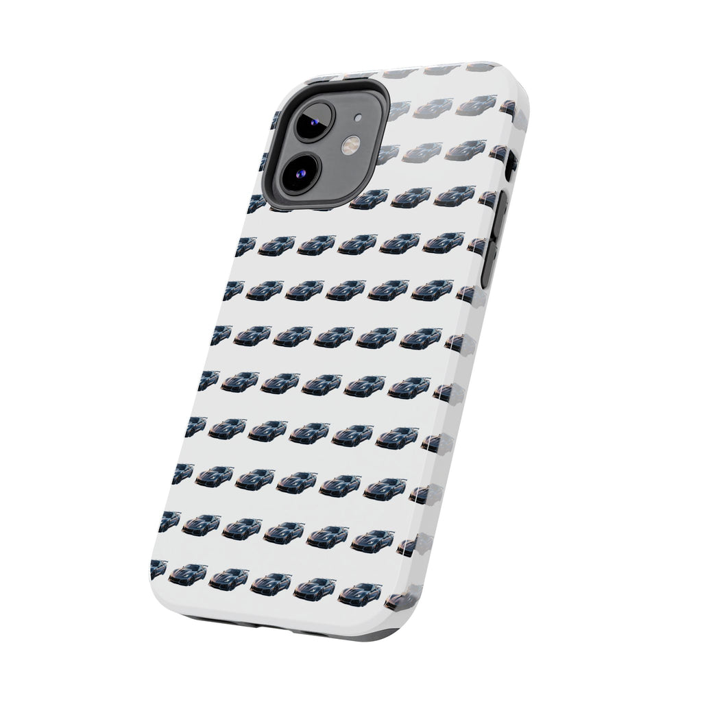 Tough Phone Case — Repeating Sports Car Pattern (Protective Automotive Design)