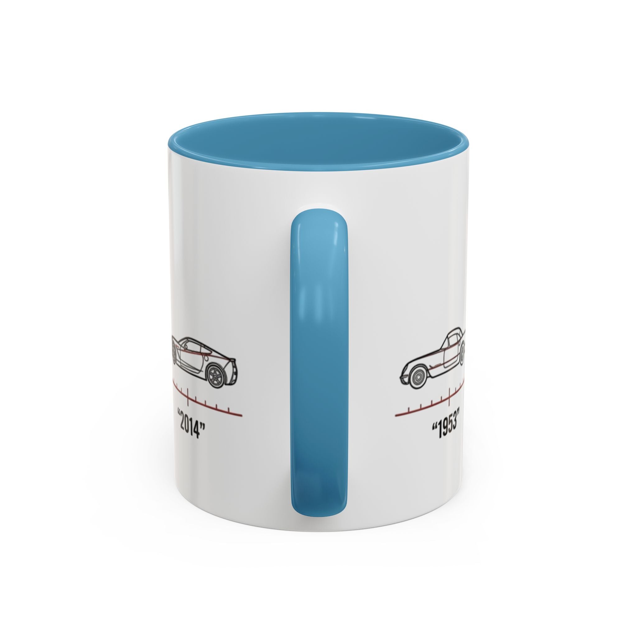 Corvette Evolution Coffee Mug – Timeline of Corvette Models (11/15oz)