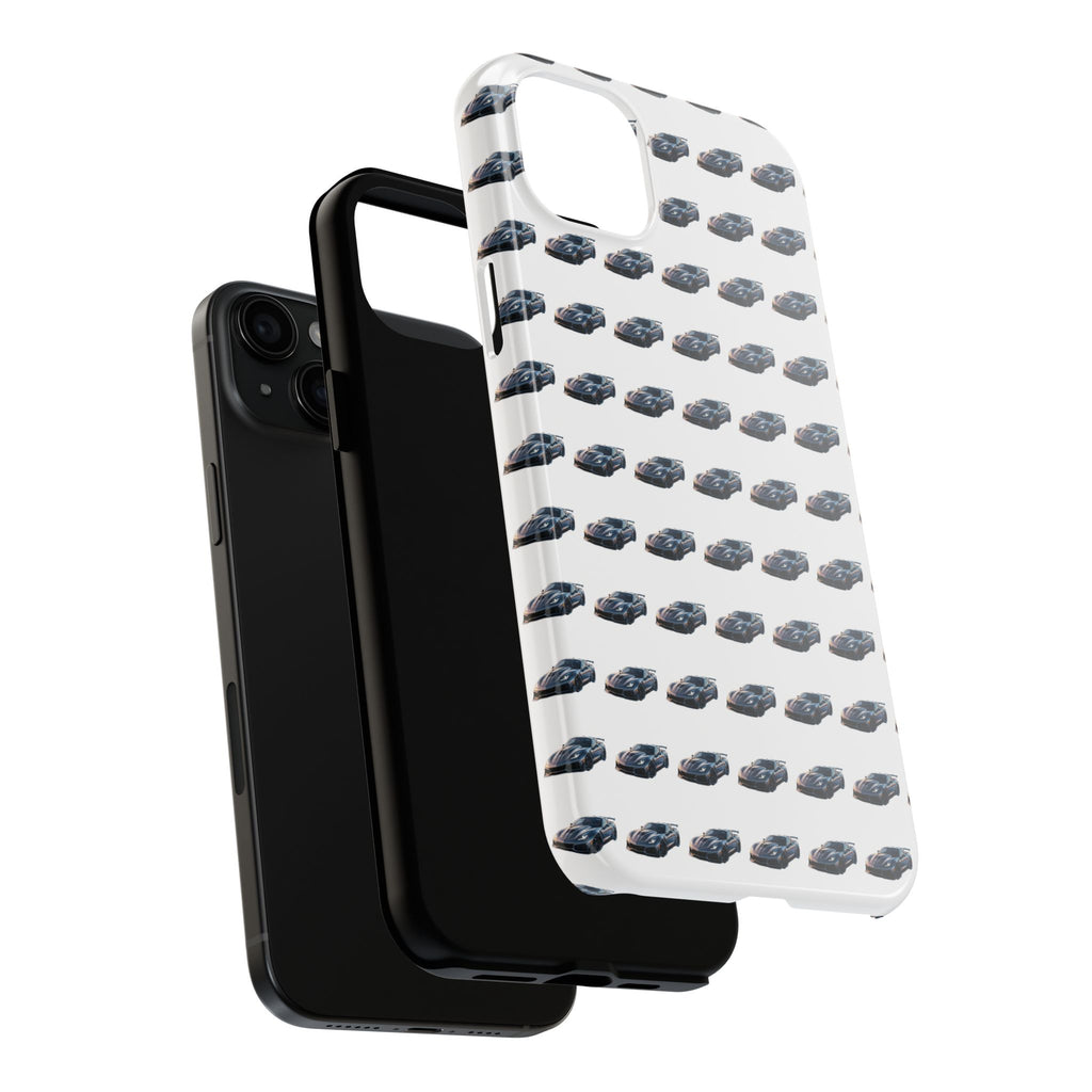 Tough Phone Case — Repeating Sports Car Pattern (Protective Automotive Design)