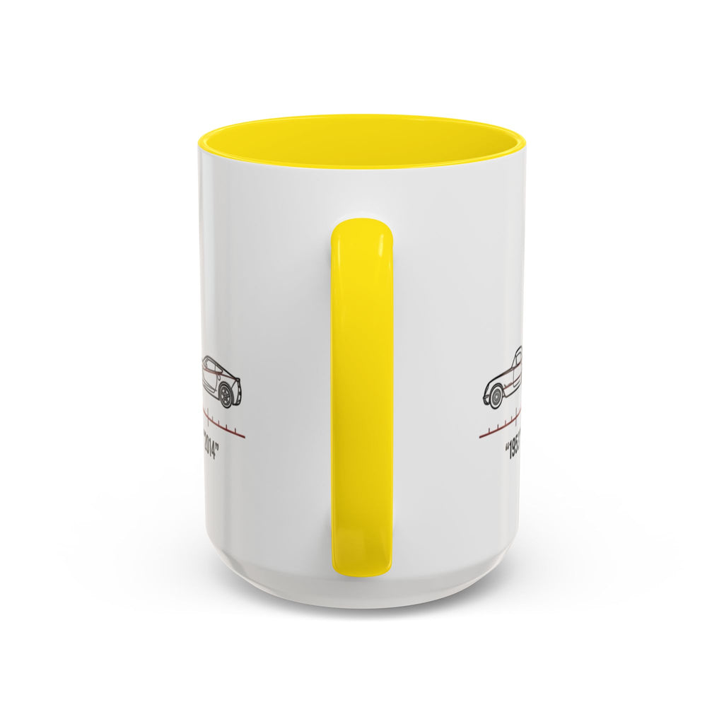 Corvette Evolution Coffee Mug – Timeline of Corvette Models (11/15oz)